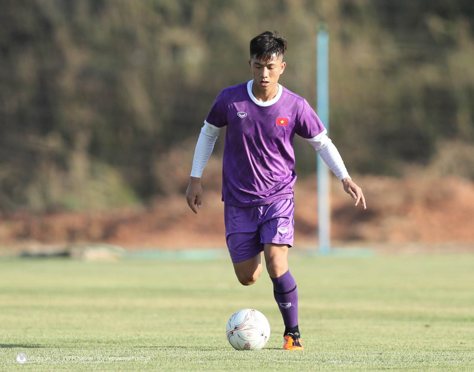 Phan Văn Đức nỗ lực tập luyện. (Nguồn: VFF)