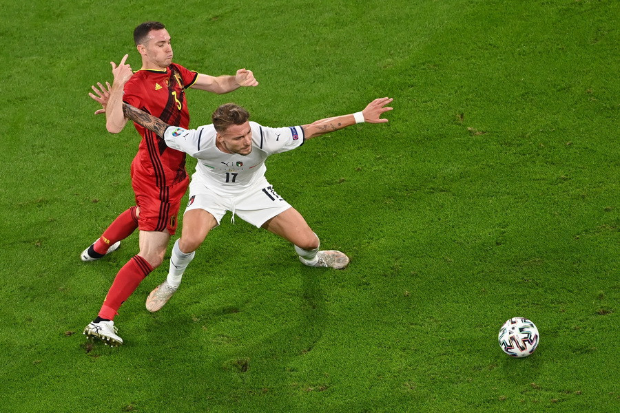 Tuy nhiên, họ đã gặp phải khó khăn trước một Italy chơi ấn tượng. (Nguồn: UEFA)