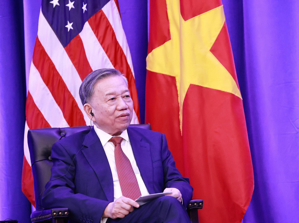 Tổng Bí thư, Chủ tịch nước Tô Lâm phát biểu. (Ảnh: Lâm Khánh/TTXVN)