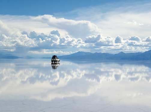 Cánh đồng muối Uyuni tuyệt đẹp ở Bolivia. (Nguồn: Getty)