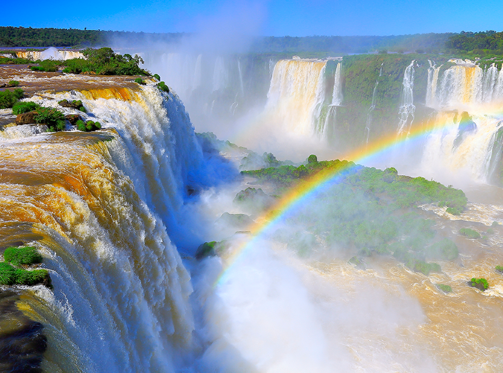 Thác Iguazu ở Argentina là một trong bảy kỳ quan thiên nhiên mới của thế giới. (Nguồn: Getty)