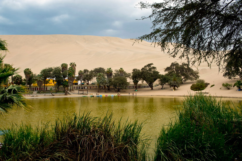 ỐC đảo Huacachina tại Inca, Peru. (Nguồn: AFP)