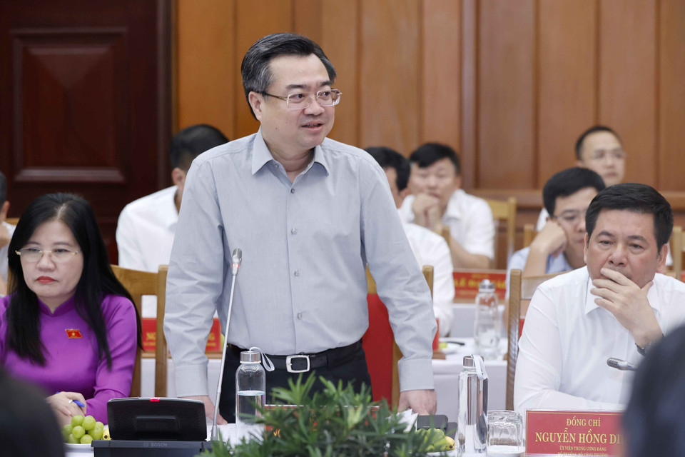 Bộ trưởng Bộ Xây dựng Nguyễn Thanh Nghị phát biểu. (Ảnh: Doãn Tấn/TTXVN)