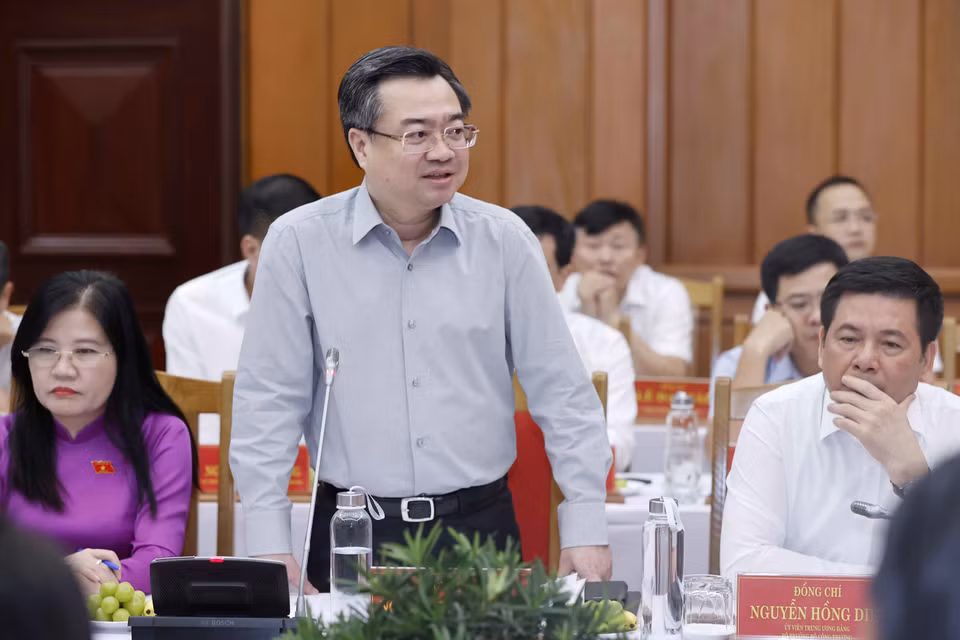 Bộ trưởng Bộ Xây dựng Nguyễn Thanh Nghị phát biểu. (Ảnh: Doãn Tấn/TTXVN)