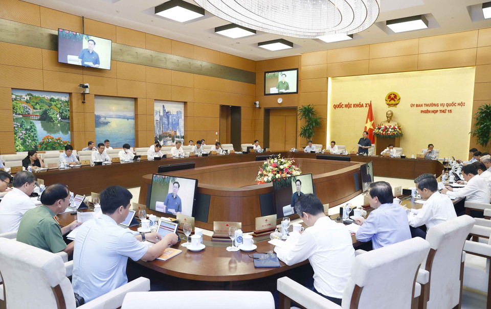 Quang cảnh khai mạc phiên họp. (Ảnh: Doãn Tấn/TTXVN)