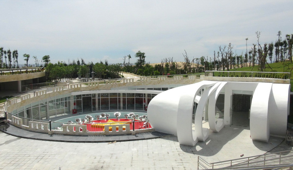 Nhà trưng bày hiện vật Khu Tưởng niệm chiến sỹ Gạc Ma. (Ảnh: Nguyên Lý/Vietnam+)