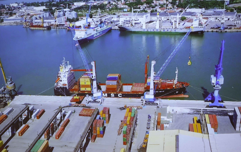 Cảng Burgas. (Ảnh: Doãn Tấn/TTXVN)