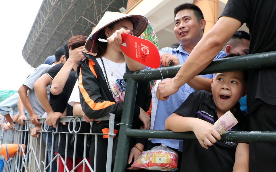 Trận đấu giữa U23 Việt Nam và U23 Myanmar diễn ra vào lúc 20 giờ tối 7/6 trên sân Việt Trì, Phú Thọ. (Ảnh: Trung Kiên/TTXVN)