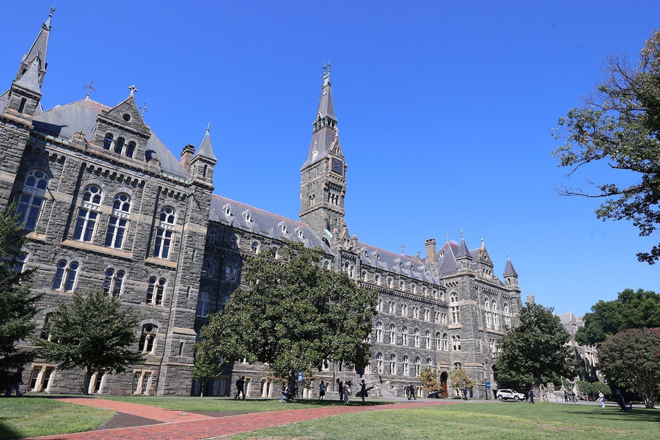 Đại học Georgetown tại Washington D.C (Hoa Kỳ). (Ảnh: Dương Giang/TTXVN)