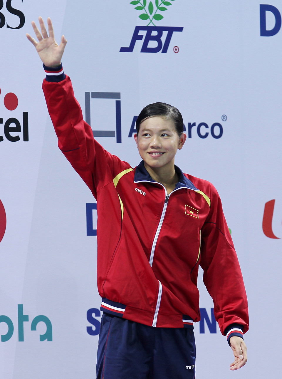 Nguyễn Thị Ánh Viên đã xuất sắc đoạt 2 huy chương vàng ở hai nội dung 800m tự do và 400m hỗn hợp nữ của môn Bơi tại SEA Games 28. (Nguồn: Quốc Khánh/TTXVN)