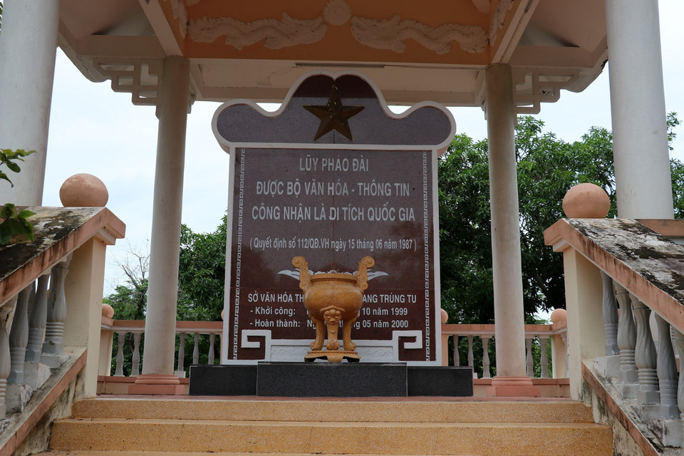 Di tích Lũy Pháo Đài ở xã Phú Tân, huyện Tân Phú Đông, tỉnh Tiền Giang nơi Anh hùng dân tộc Trương Định làm căn cứ chống Pháp. (Ảnh: Hữu Chí/TTXVN)