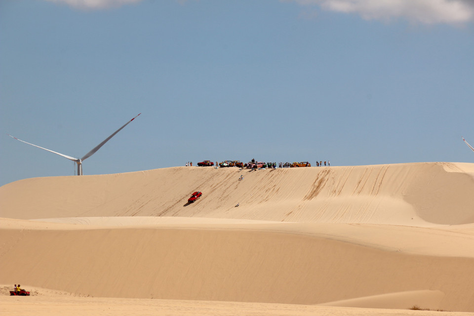 Khung cảnh hoang sơ độc đáo thu hút du khách. (Ảnh: Nguyễn Thanh/TTXVN)