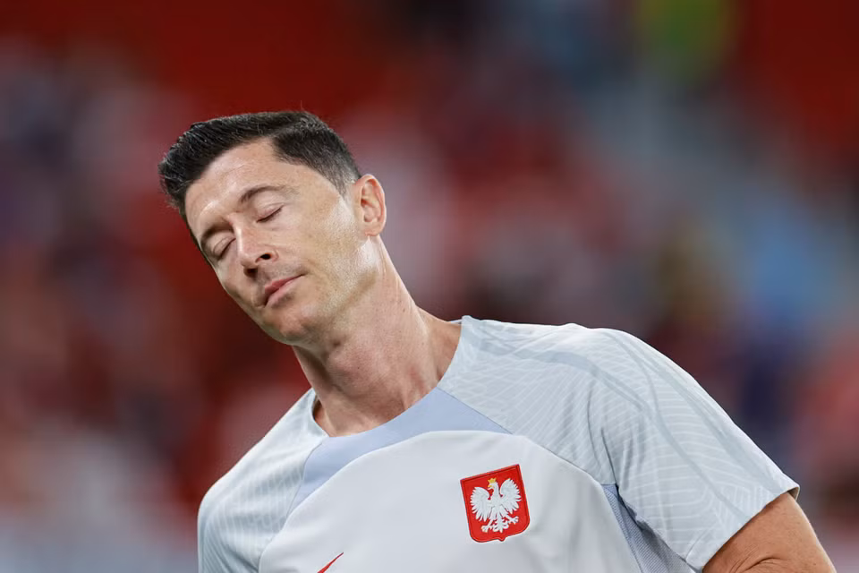 Lewandowski đã nỗ lực nhưng anh không thể thay đổi cục diện trước nhà đương kim vô địch. (Ảnh: Hải An/Vietnam+)