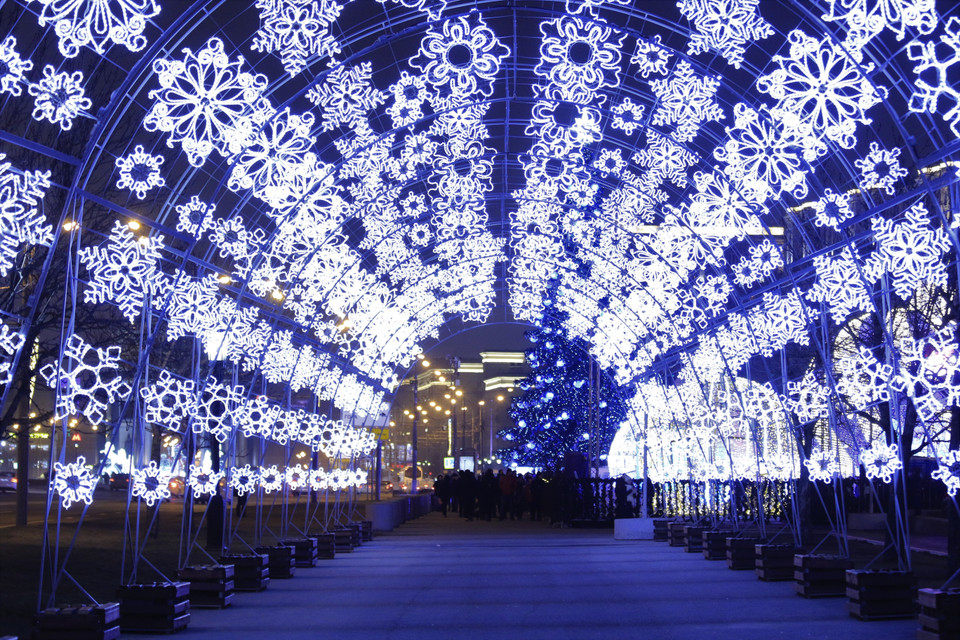 Lễ hội băng lần thứ năm được tổ chức tại công viên Chiến thắng trên đồi Poklonnaya ở thủ đô Moskva. (Ảnh: Trần Hiếu/TTXVN) 