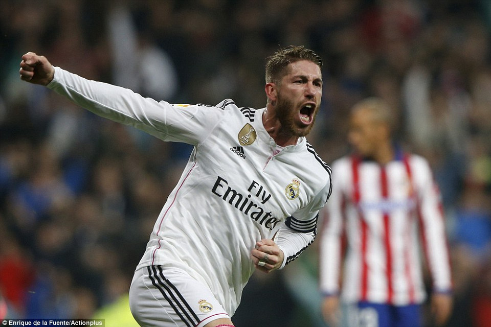 ... Người lập công là Sergio Ramos.