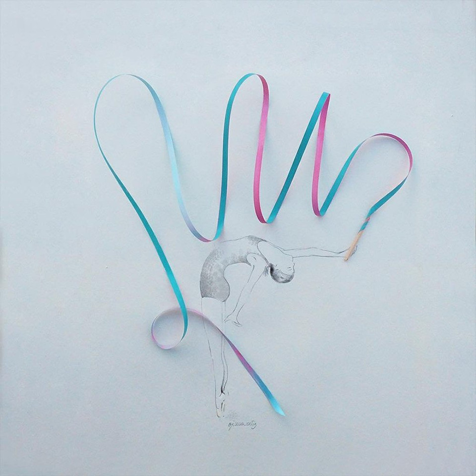 Có những lúc con người chỉ làm nền cho nghệ thuật. (Nguồn: Sputnik)