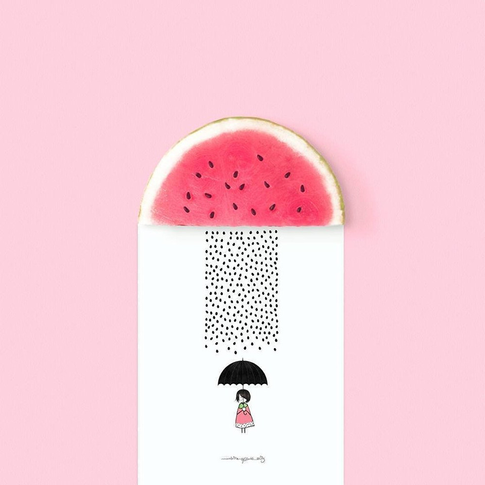 Mưa dưa hấu. (Nguồn: Sputnik)