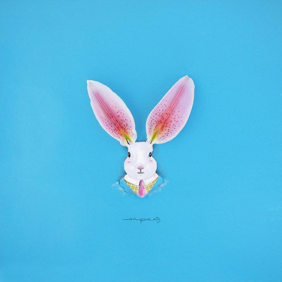 Chú thỏ này có lẽ đến từ giấc mơ của Alice. (Nguồn: Sputnik)