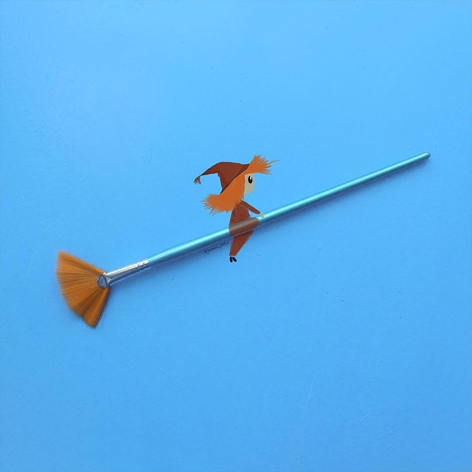 Kể một câu chuyện chỉ trong một nét bút. (Nguồn: Sputnik)