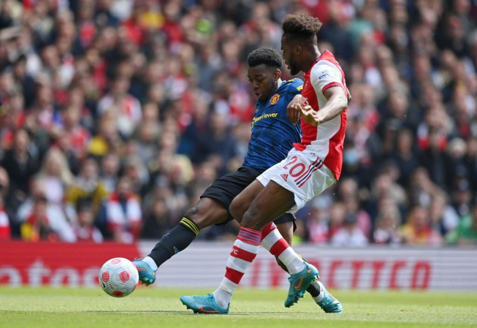 Sau bàn thắng của Nuno Tavares, trận đấu diễn ra hấp dẫn với các tình huống nguy hiểm của hai đội tạo ra. (Nguồn: Getty)