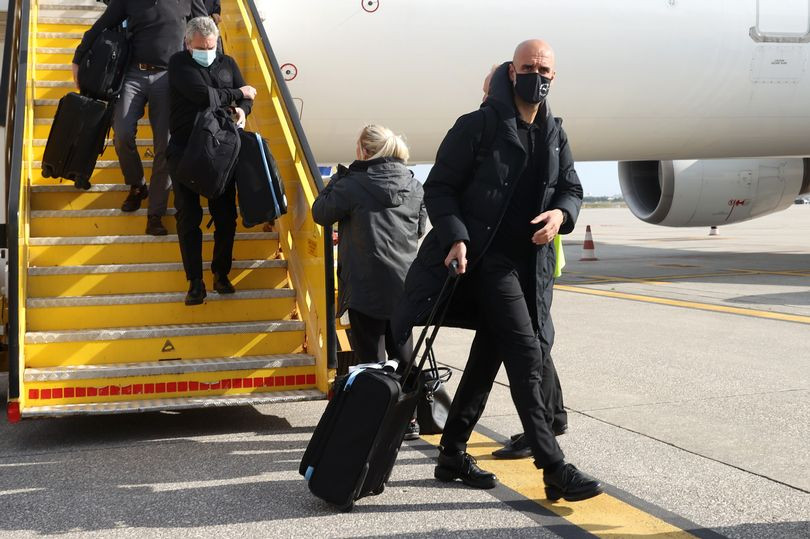 Pep Guardiola và các học trò đặt chân đến Bồ Đào Nha, để chinh phục danh hiệu Champions League lịch sử. (Nguồn: Getty Images)