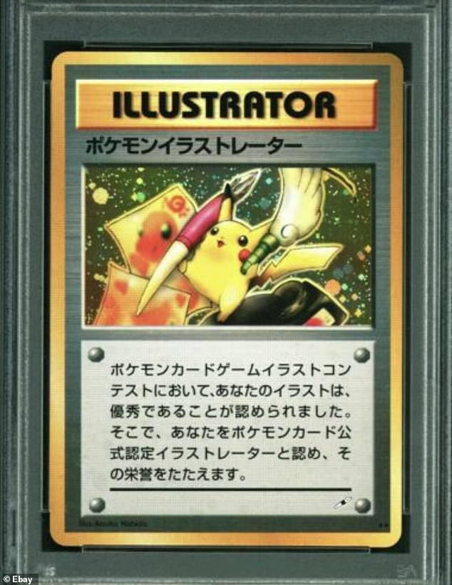 Chiếc thẻ Pokemon Pikachu phiên bản tiếng Nhật này từng có giá lên đến 180.000 bảng Anh. (Nguồn: Daily Mail)