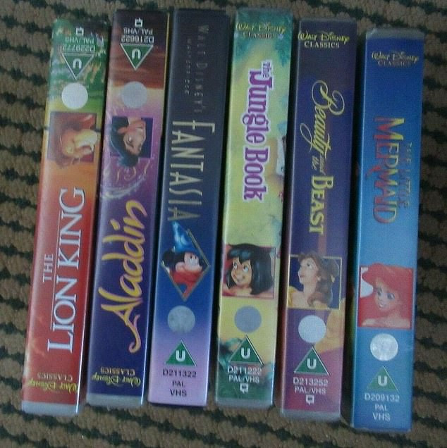 Những băng video cũ cũng thường rất có giá trên ebay. (Nguồn: Daily Mail)