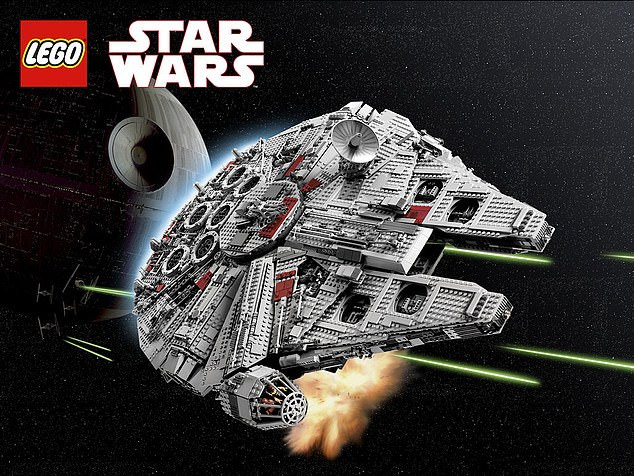 Star Wars Millennium Falcon, bộ Lego phiên bản đầu tiên được bán với mức giá đáng kinh ngạc, 5.278 bảng Anh. (Nguồn: Daily Mail)