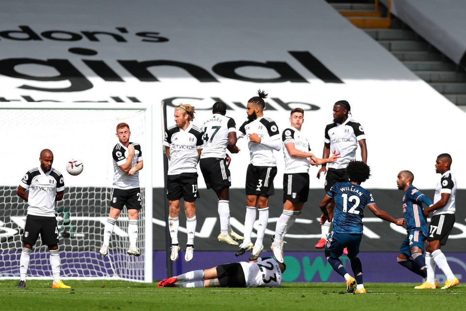 ...để tạo ra sức ép về phía khung thành đội chủ nhà Fulham.(Nguồn: Getty Images)