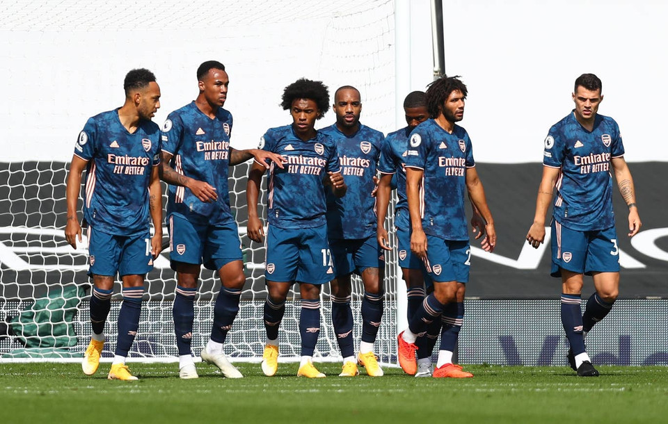 Việc có bàn thắng sớm giúp Arsenal thoải mái hơn về tinh thần...(Nguồn: Reuters)