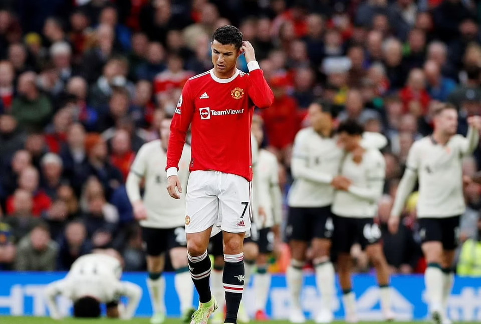 Chơi thiếu người, Ronaldo và các đồng đội đã không thể có được bàn thắng danh dự. (Nguồn: Reuters)