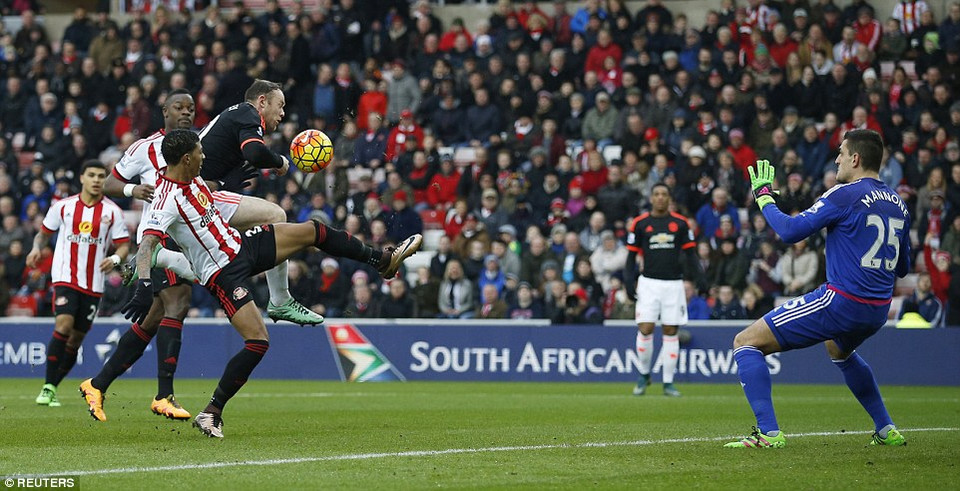 Phải nhận bàn thua sớm, Manchester United vùng lên tìm kiếm bàn gỡ.
