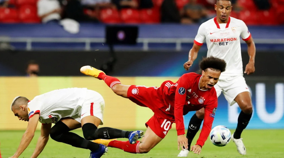 Trận tranh Siêu cúp châu Âu giữa Bayern và Sevilla đã diễn ra hấp dẫn ngay sau tiếng còi khai cuộc. (Nguồn: FcBayern)