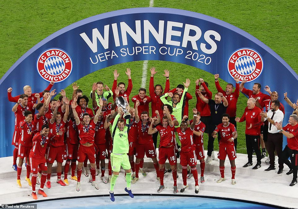 Chiến thắng này giúp Bayern Munich có danh hiệu thứ tư trong nằm 2020. (Nguồn: Reuters)