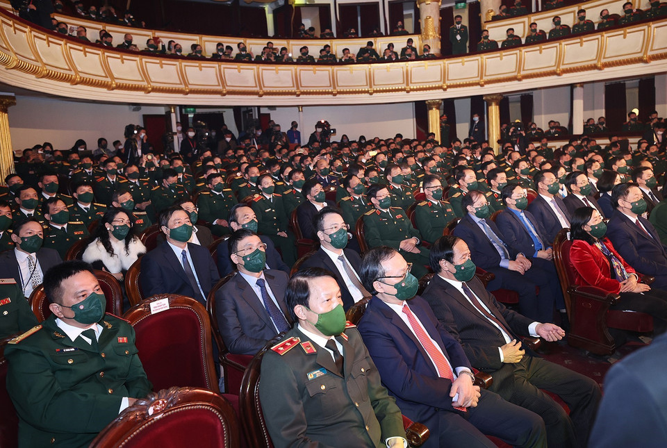 Các đại biểu tham dự chương trình. (Ảnh: Dương Giang/TTXVN)