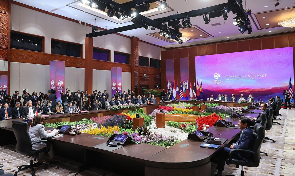 Quang cảnh Hội nghị Cấp cao ASEAN-Hoa Kỳ lần thứ 11. (Ảnh: Dương Giang/TTXVN)