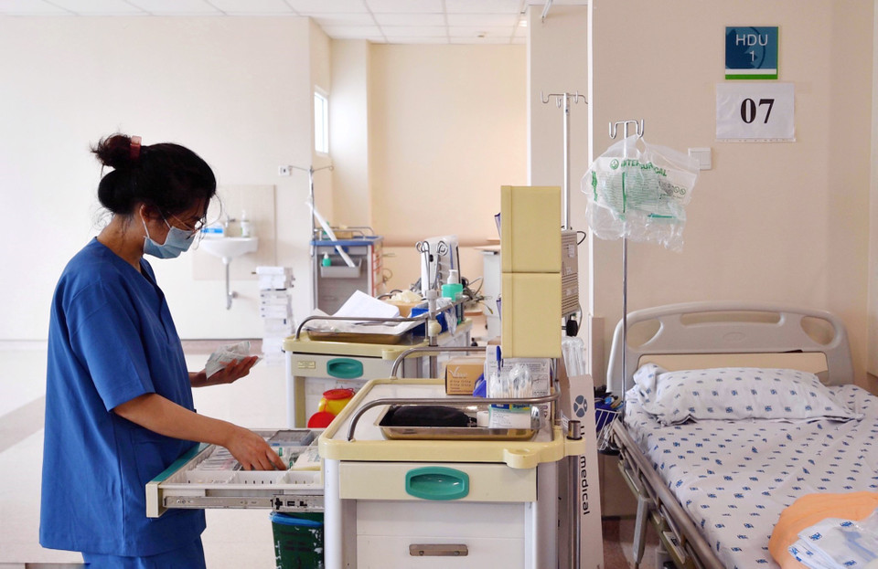 Bệnh viện Quốc tế City đã sẵn sàng đón bệnh nhân COVID-19. (Ảnh: TTXVN phát)