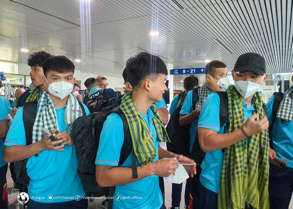 Trước khi bước vào trận ra quân gặp U22 Lào, U22 Việt Nam sẽ chốt lại danh sách chính thức gồm 20 cầu thủ và giữ lại thêm 1 thủ môn dự phòng. (Nguồn: VFF)