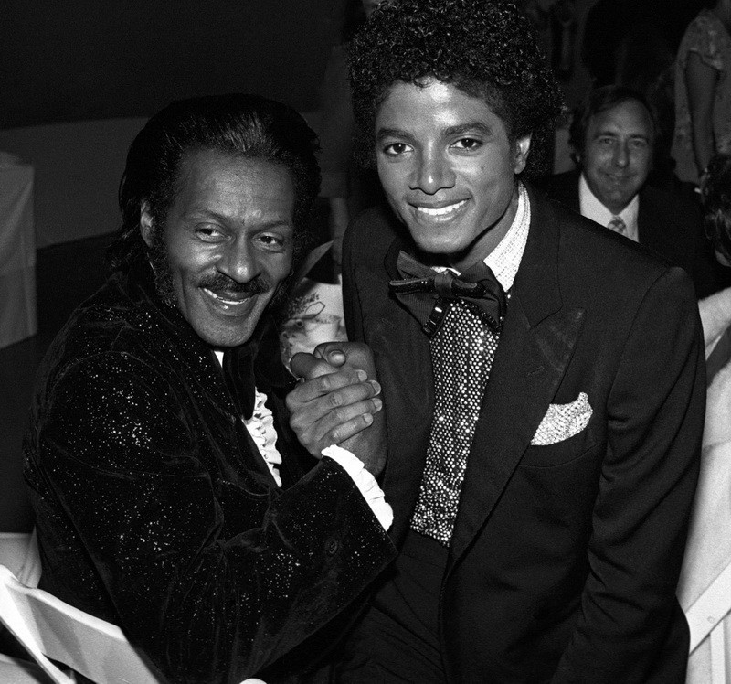 Michael Jackson và Chuck Berry at tại Lễ trao giải Grammy năm 1978. (Nguồn: FilmMagic)
