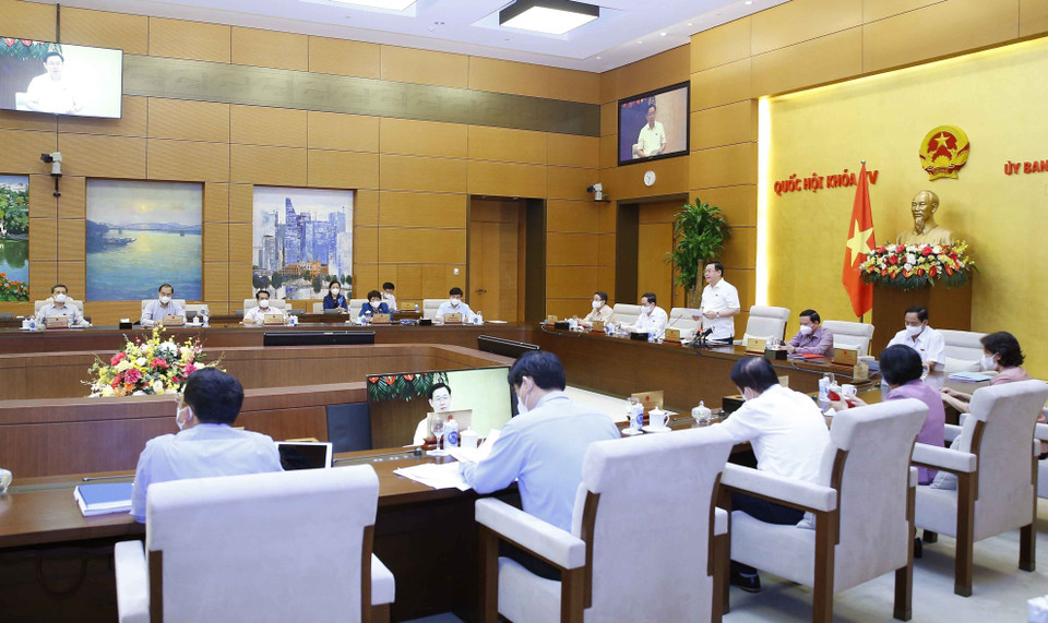 Các đại biểu tại phiên bế mạc. (Ảnh: Doãn Tấn/TTXVN)