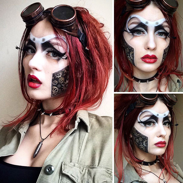 Hay nhân vật trong một bộ phim viễn tưởng. (Nguồn: boredpanda.com)