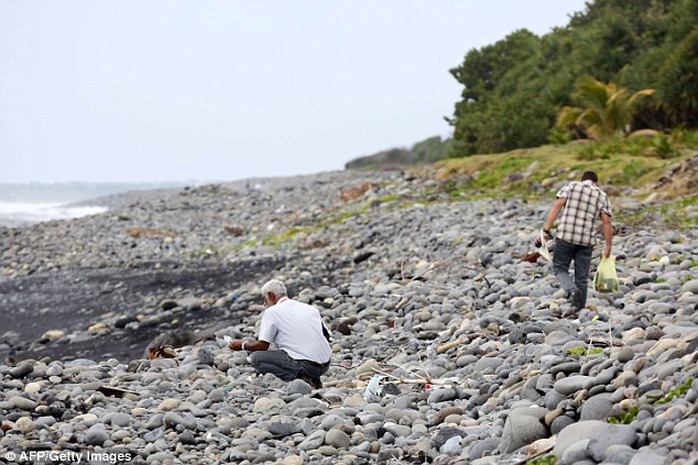 Các nhân viên đang tìm kiếm trên đảo Renion.