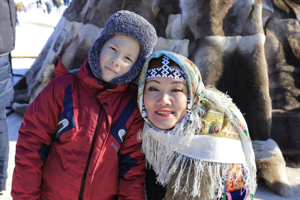 Người dân các dân tộc phương Bắc của Nga sống trong điều kiện thời tiết lạnh giá khắc nghiệt, nhưng luôn thể hiện sự mến khách và sẵn sàng giúp đỡ người khác. (Ảnh: Trần Hiếu/TTXVN)