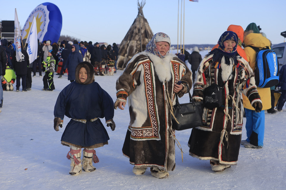 Lễ hội người chăn hươu được tổ chức ở hàng năm ở Salekhard và các thành phố trải dài trên khắp các đài nguyên Tundra ở vùng phương Bắc Nga. (Ảnh: Trần Hiếu/TTXVN)