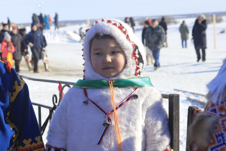 Trẻ em dân tộc bản địa tham dự ngày hội.(Ảnh: Trần Hiếu/TTXVN)