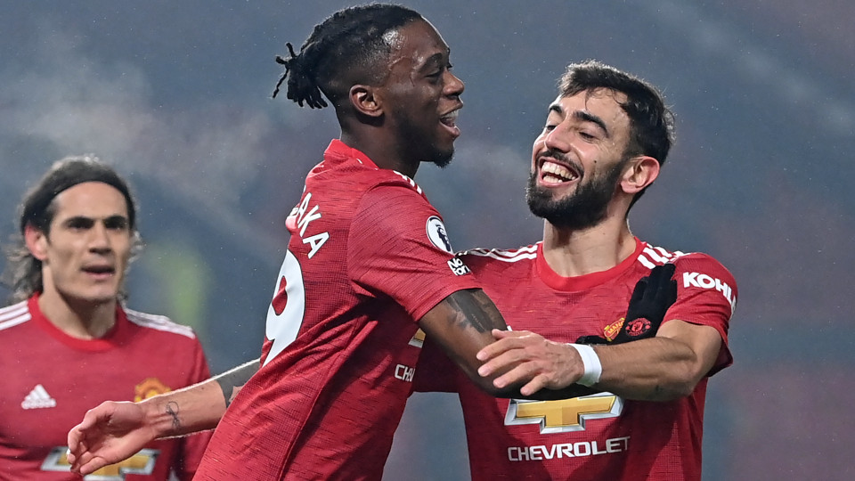 Có lợi thế hơn người, Quỷ đỏ không bỏ lỡ cơ hội, và có bàn mở tỷ số ở phút 18 của Aaron Wan-Bissaka. (Nguồn: Getty Images)