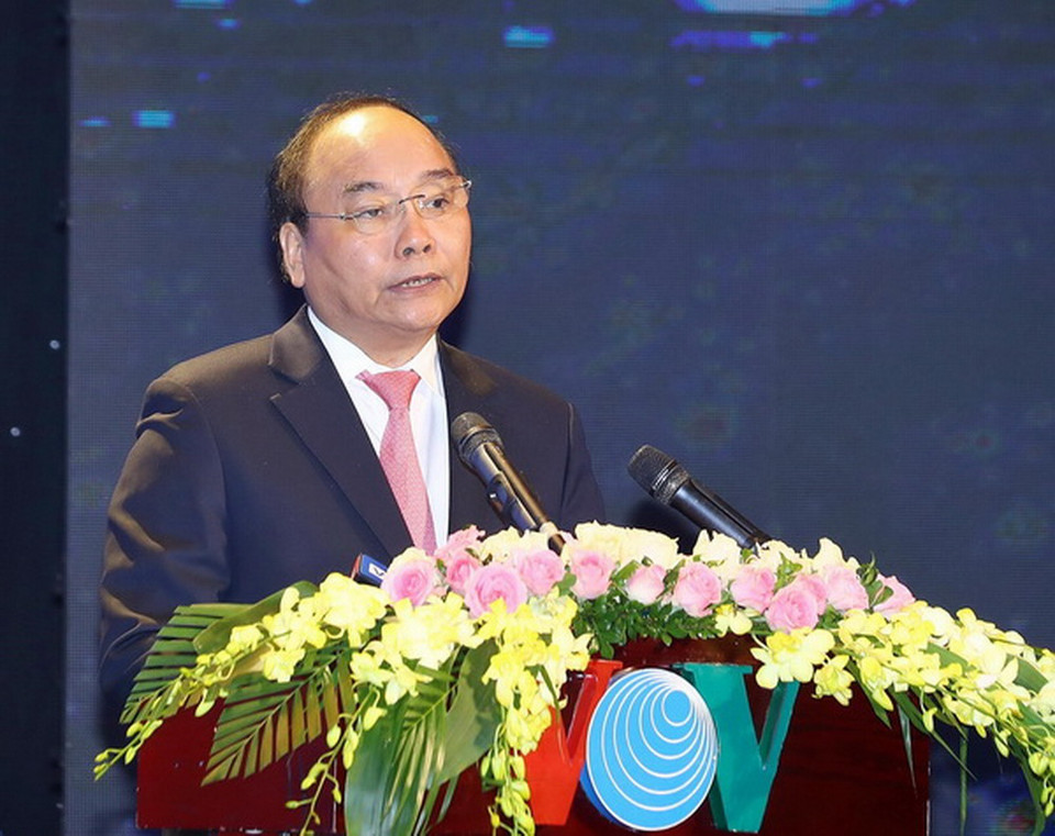 Thủ tướng Nguyễn Xuân Phúc phát biểu. (Ảnh: Thống Nhất/TTXVN)