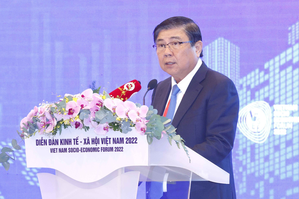 Ông Nguyễn Thành Phong, Ủy viên Trung ương Đảng, Phó Trưởng Ban Kinh tế Trung ương phát biểu. (Ảnh: Doãn Tấn/TTXVN)