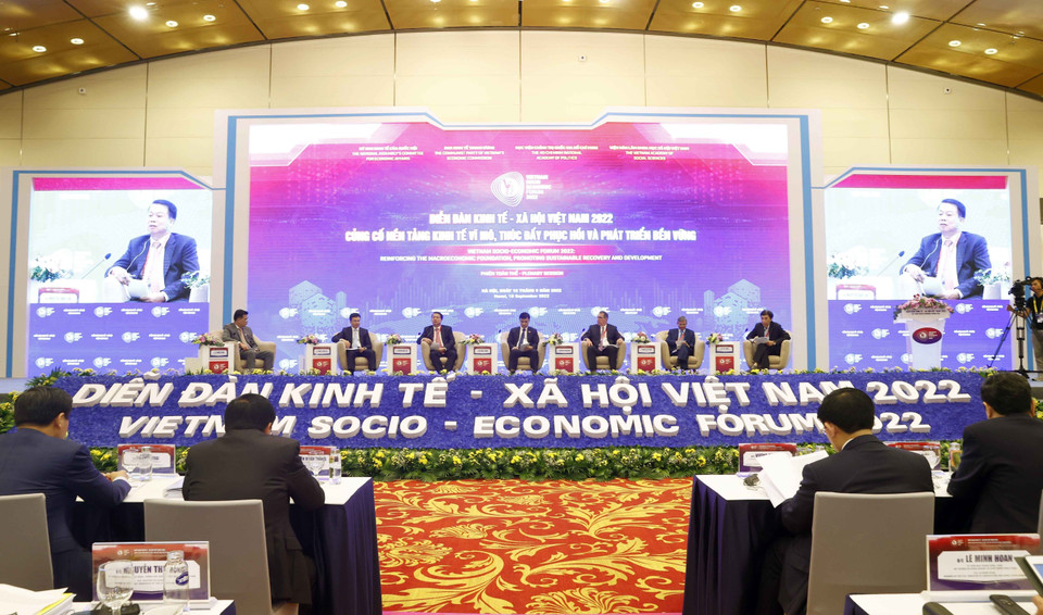 Quang cảnh thảo luận bàn tròn. (Ảnh: Doãn Tấn/TTXVN)