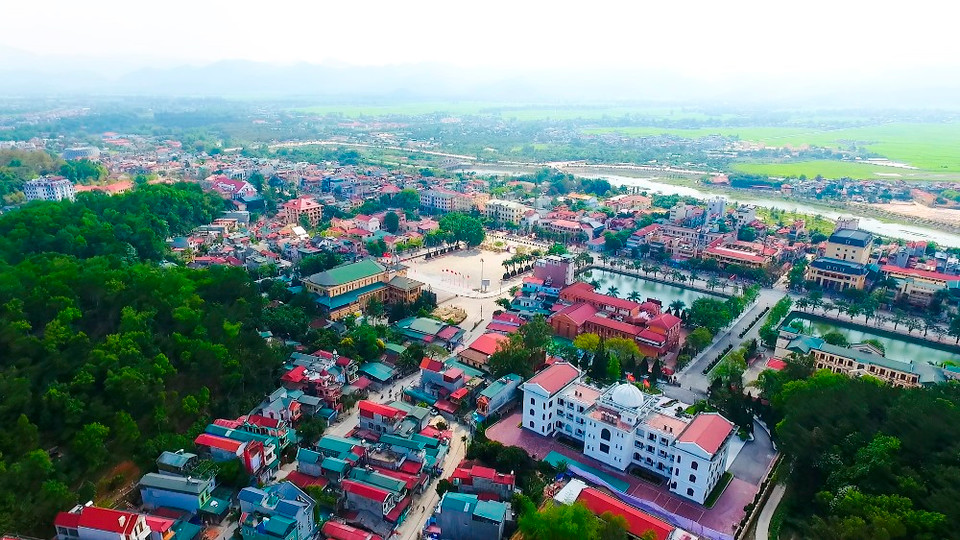 Một góc thành phố Điện Biên Phủ hôm nay. (Ảnh: Xuân Tư/TTXVN) 